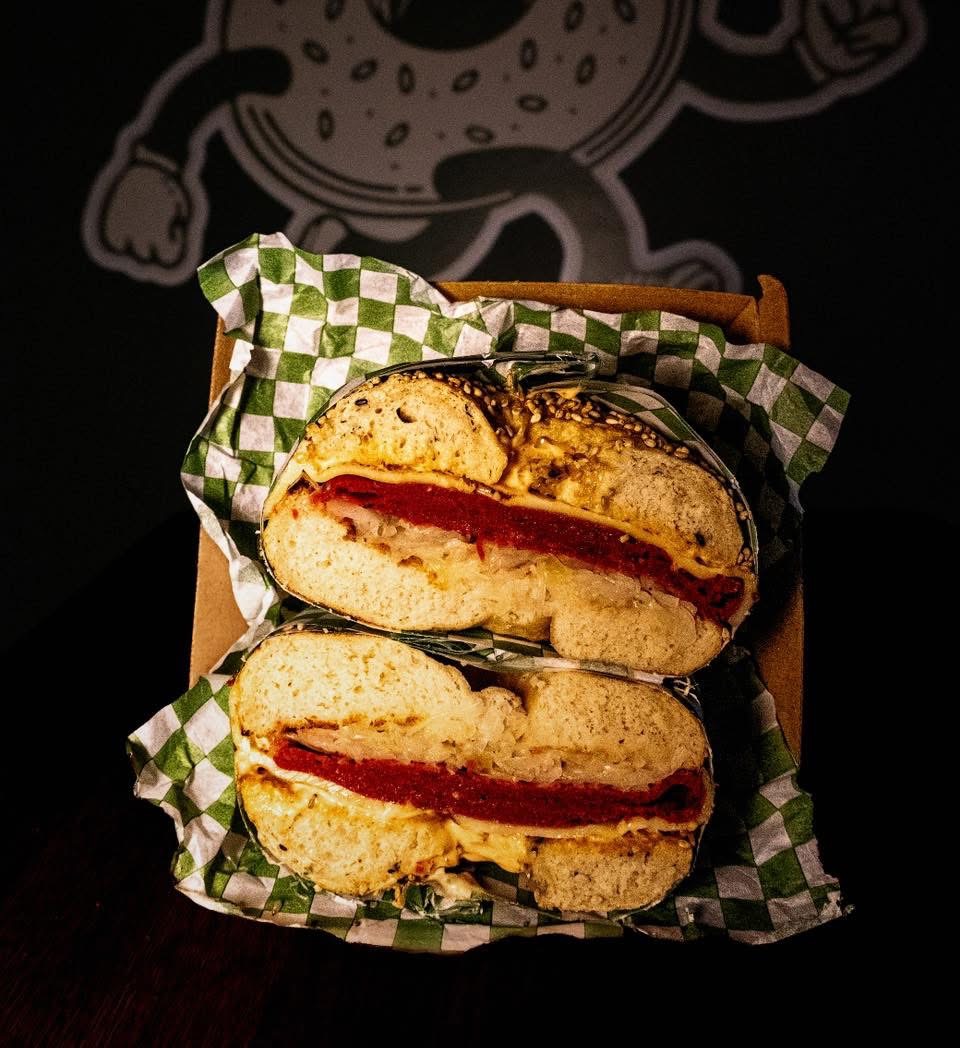 Vegetarian Pastrami Reuban